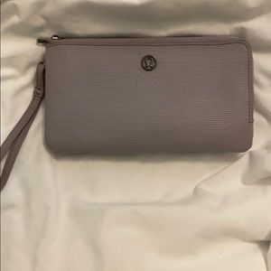Lululemon gray/purple wallet